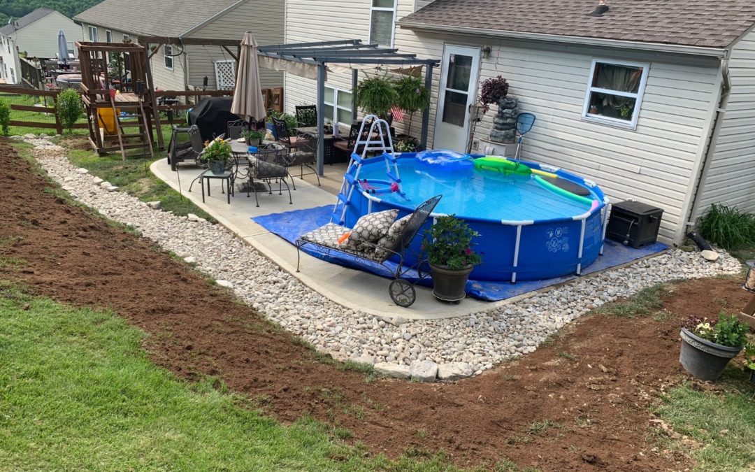Dry Creek French Drain Presentable, French Drain Landscaping