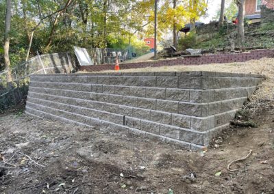 Jahnke Retaining Wall Installation – Fort Wright, Kentucky