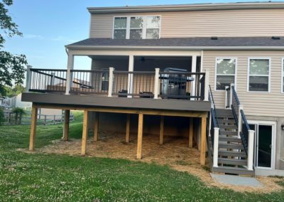 Schadler Deck and Covered Roof Installation – Union, Kentucky